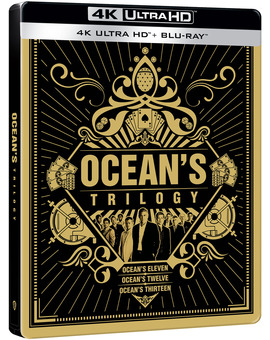 Trilogía Ocean's en Steelbook en UHD 4K